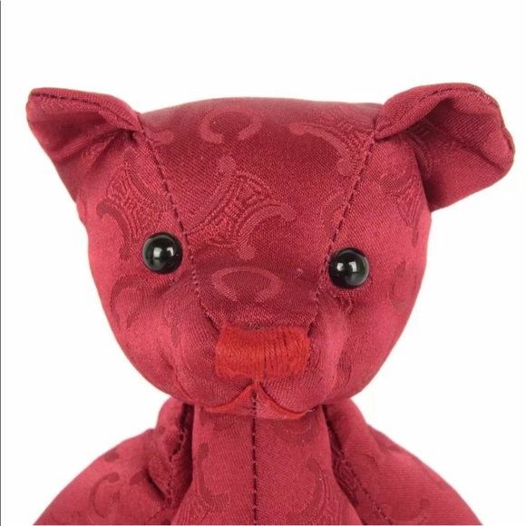 New CELINE C Macadam Teddy Bear Set of 2 $795 Retail - Picture 10 of 15